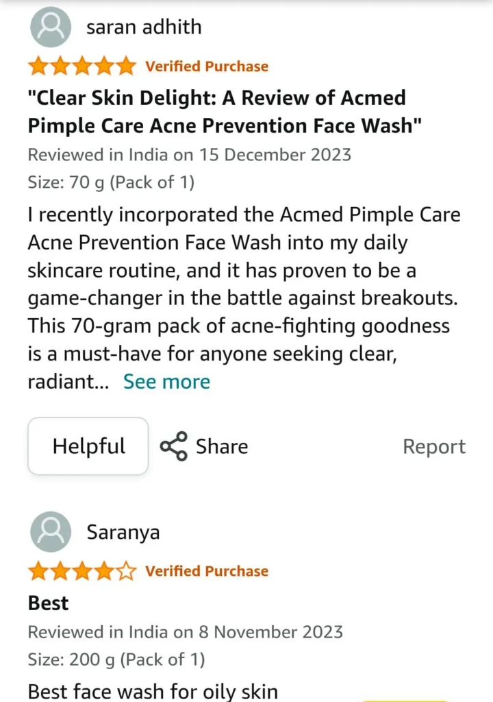 Acmed face wash review for oily skin