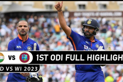 India vs West Indies 2023 Highlights 1st ODI